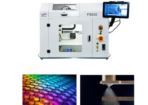 110khz de frecuencia de precisión de ultrasonido de la capa de pulverización con 95% de uniformidad de pulverización y 0,5-12 ml/h de volumen de pulverización